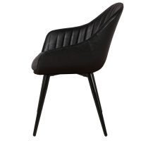 Krzeslo-Bari-z-podlokietnikami-czarne-sztuczna-skora
