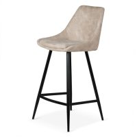 Krzeslo-barowe-Bari-bezowe,-siedzisko-66-cm,-Zago