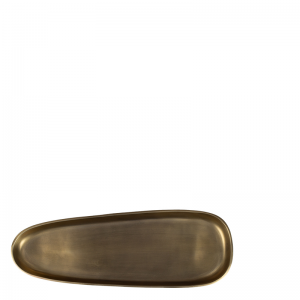 OVAL TRAY GOLD S